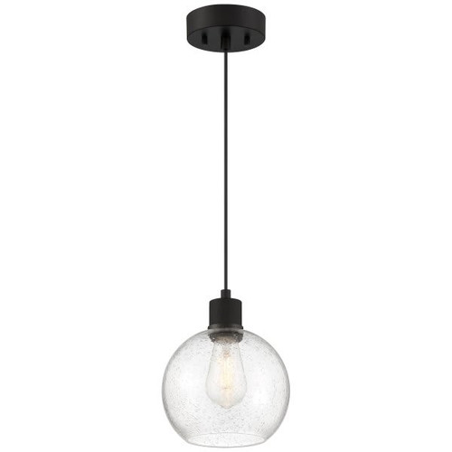 Access Lighting Port Nine Burgundy Led Pendant - Matte Black