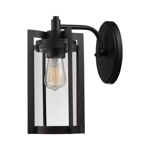Globe Electric Theo 1-Light Bronze Outdoor Wall Lantern Sconce