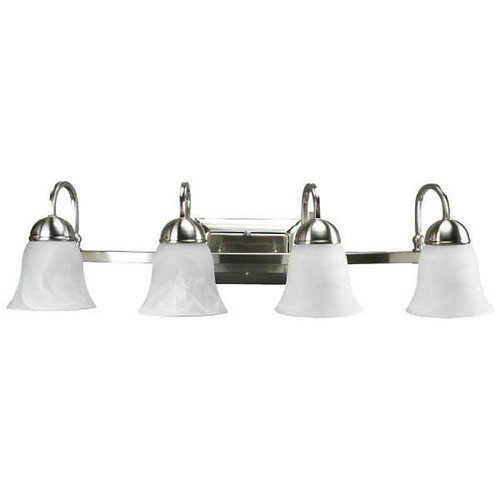Seasons LED 4-Light Vanity, 32 Watt, 120 Volt, Brushed Nickel
