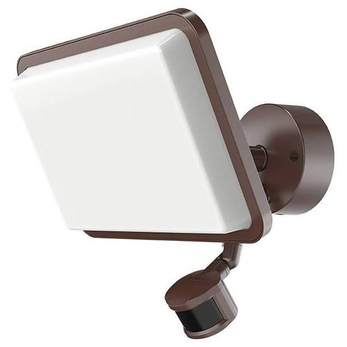 Eran 55w Int Led 60-Degree Bronze Motion Outdoor Large Flood 5500 Lumens 4000k