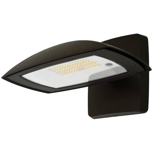 Eran 15w Int LED Bronze Outdoor 5cct Wall Pack/Flood Light 1500 Lumens