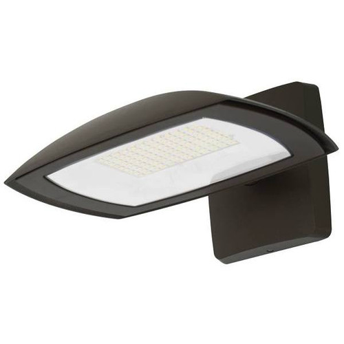 Eran 50w LED Bronze Outdoor Dusk To Dawn Wall Pack/Flood Light 5000 Lumens 4000k