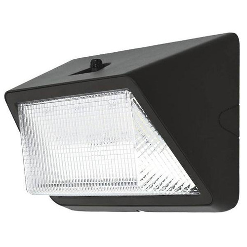 Eran 50w Int Led Bronze Dusk To Dawn Refractor Wall Pack 6500 Lumens 4000k