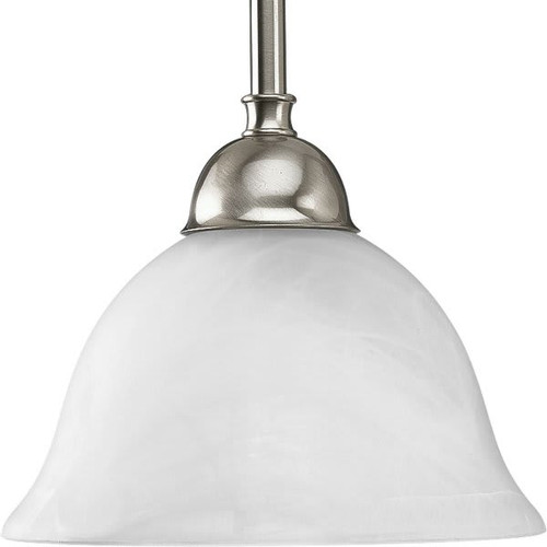 Progress Lighting Avalon 8 In. 1-Light Pendant Fixture (Brushed Nickel)