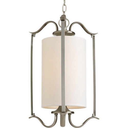 Progress Lighting Inspire 15 In. 1-Light Pendant Fixture (Brushed Nickel)