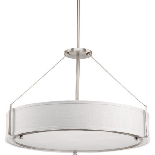 Progress Lighting Ratio 30 In. 6-Light Pendant Fixture (Brushed Nickel)