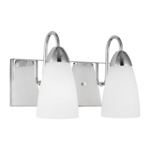 Generation Lighting Seville 13.5 " 2-Light Chrome Vanity Light