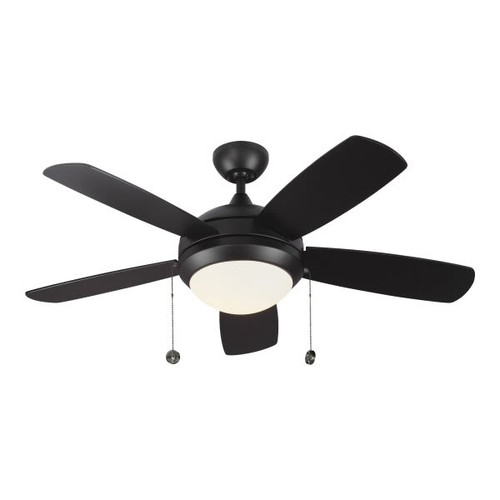 Generation Lighting Discus Classic 44" Int Led Indoor Matte Black Ceiling Fan 3000k