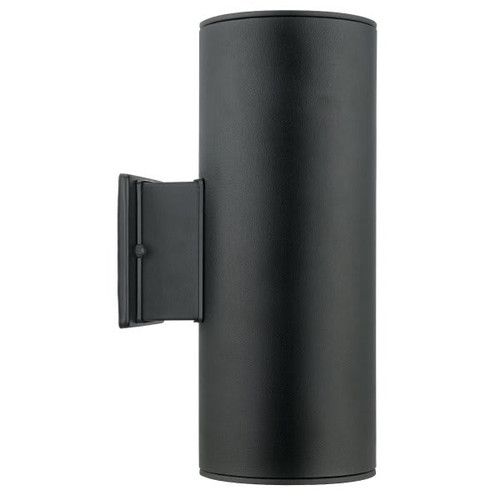 Eglo Ascoli 2-Light Black Outdoor Wall Lantern Sconce Up/Down Light