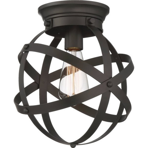 Designers Fountain Eli 10 In. 1-Light Fluorescent Flush Mount Light