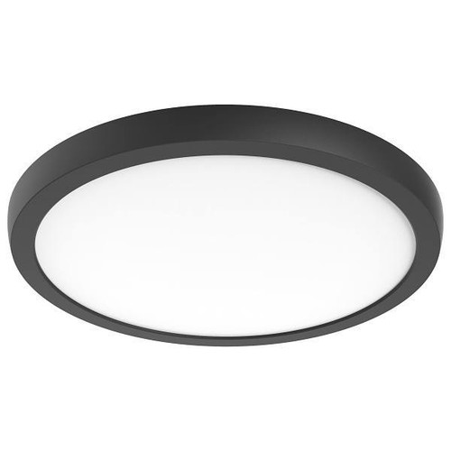 Satco Blink Pro Led 15" Cct  29.5w 120-277v  Round Surface Mount Black Fixture