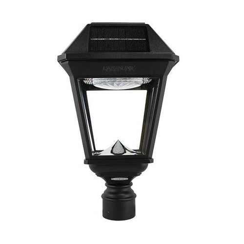 Gama Sonic Imperial Iii Solar Lamp Post - Single Lamp - Black