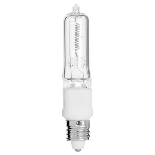 Satco 100 Watt Halogen T4 Clear 750l Mini Candelabra 120 Volt Package Of 12