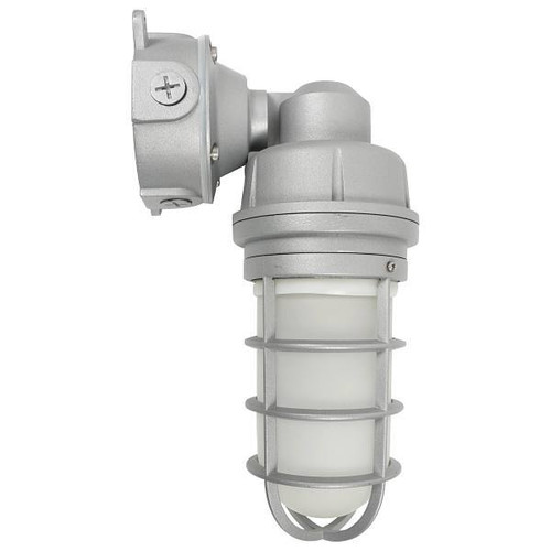Satco Adjustable Vapor Tight Led Fixture, Cct Selectable, 20 Watt, Gray