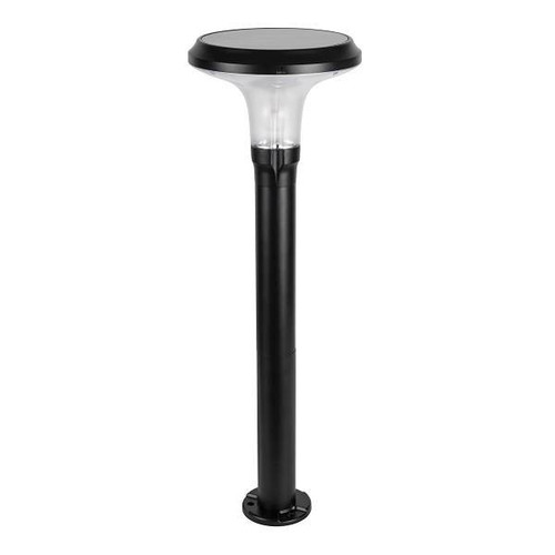Gama Sonic Vantage Solar Led Bollard Pathway Light, 200 Lumens, Black