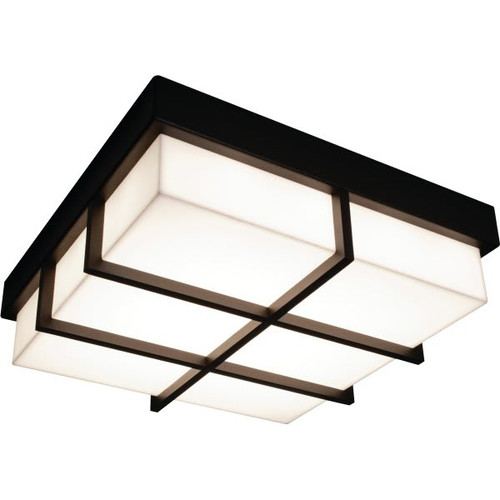 Seasons 8 In. Outdoor Bug-Resistant Led Ceiling Fixture, 30/35/40k (Black)