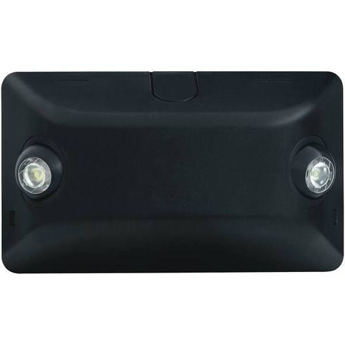 Hubbell Lighting Dual-Lite 4 W Black Integrated LED Emergency Light Damp Location