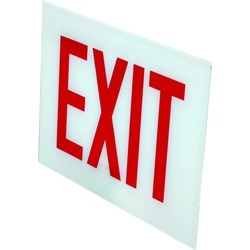 Cooper Lighting Red Exit Sign