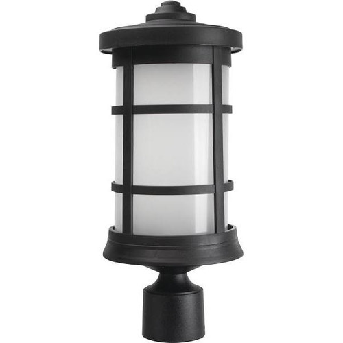 Liteco Craftsman Style Outdoor Post Mount Fixture (Black)