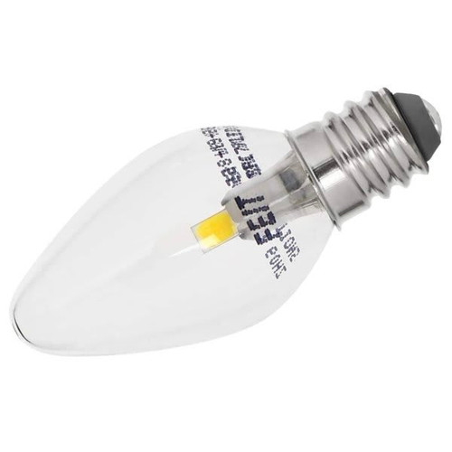 FEIT C7 0.6 Watt 4000k E12 Base LED Night Light Bulb (2-Pack)