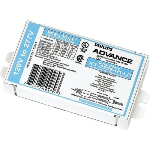 Philips Advance Compact 1-2 Bulb Electronic Fluorescent Ballast, 26-42 Watt