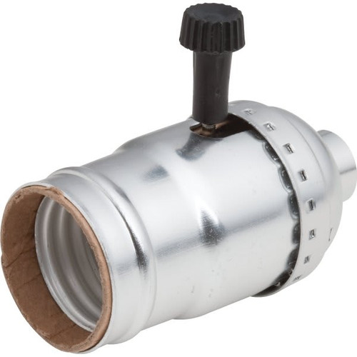 Satco Medium Base Socket Standard Nickel Pack Of 4