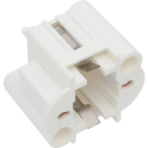 Satco COMPACT Fluorescent Bulb Holder Snap-In 2-Pin G23/G23-2 Base Package Of 4