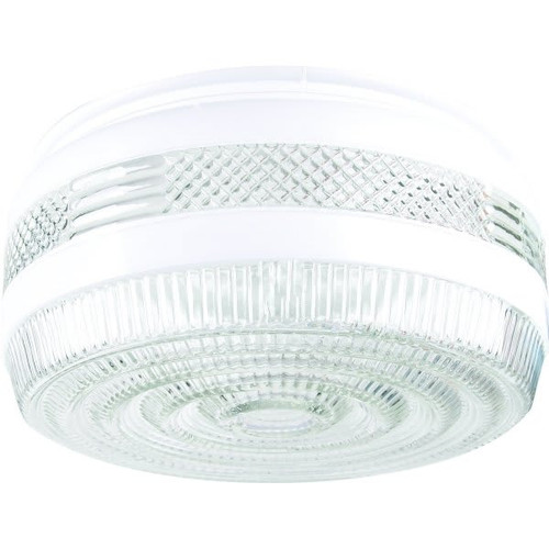 Clear/White Drum Glass Lens 6" Drum 6" Fitter Pack Of 4