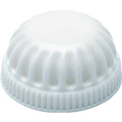 Satco White Fixture Cap 1/8" Plastic Pack Of 25