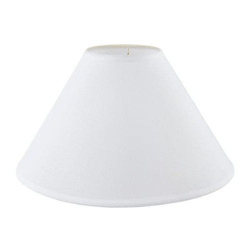 Round Hardback Linen Lamp Shade 6 X18 X 11-1/2" White Pack Of 6