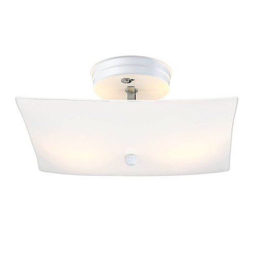 12 In. Incandescent Semi-Flush Mount Light