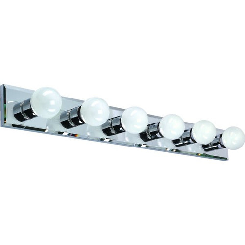 36 In. 100w 6-Light Incandescent Bath Vanity Fixture