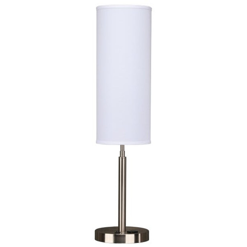 Arkansas Lighting 30" Table Lamp, 60 Watt, Brushed Nickel