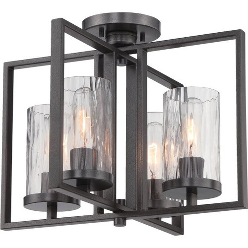 Cordelia Lighting Elements Incandescent Semi-Flush Mount Light