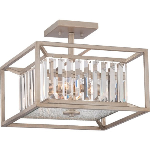 Cordelia Lighting 87411-Ap Linares Incandescent Semi-Flush Mount Light