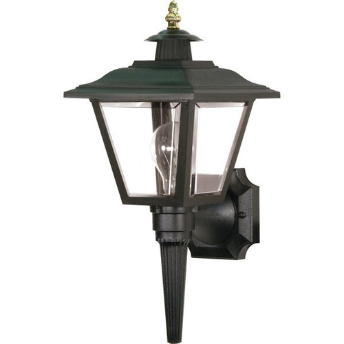 Satco Nuvo Brentwood 7.75 X 17 In. 1-Light Outdoor Lantern (Black)