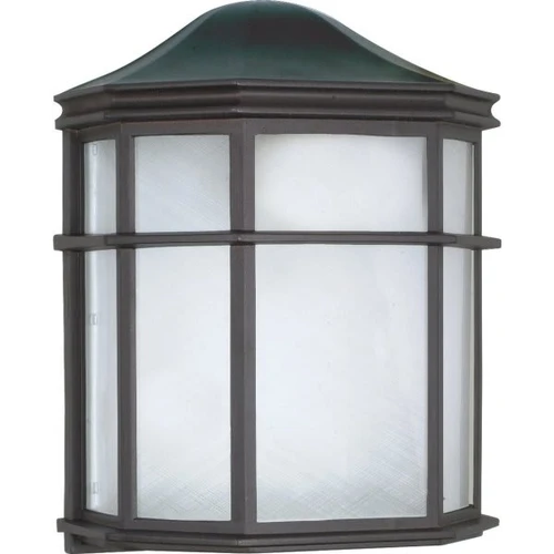 Satco Nuvo 7.75 X 9.75 In.1-Light Outdoor Lantern (Textured Black)