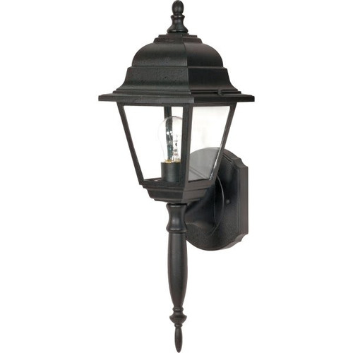 Satco Nuvo Briton 6 X 18 In. 1-Light Outdoor Lantern (Textured Black)