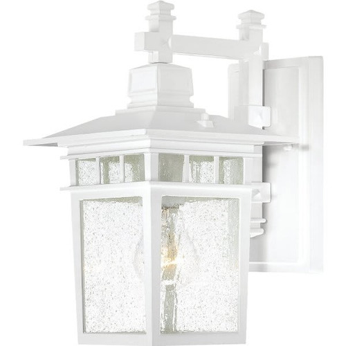 Satco Nuvo Cove Neck 7 X 11.75 In. 1-Light Outdoor Lantern (White)