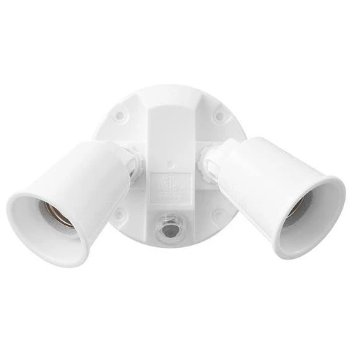 Globe Electric Wired D2d Par Security White Plastic