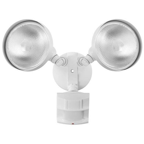 Globe Electric Wired Motion Par Security Dualbrite White Plastic 180 Degree 50ft