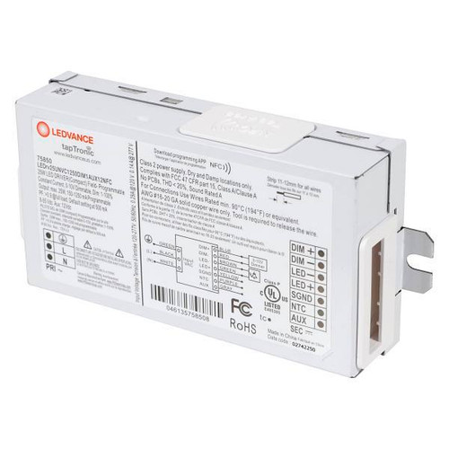 Sylvania Ledvance Compact Led Driver Field Program Nearfield Comm 25 Watts