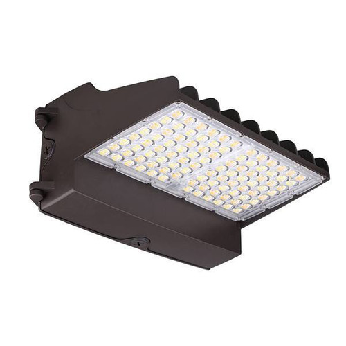Eti 200 Watt Integrated Led Bronze Wall Pack Light 120-277 V