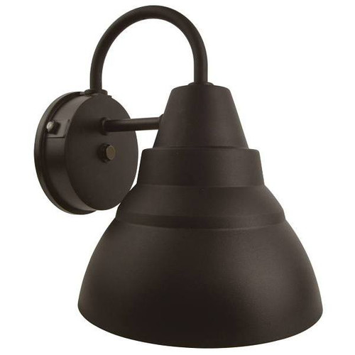 Liteco Decorative Wall Fixture With Photocell And Motion Sensor, Bronze