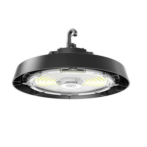 400w Equivalent 11" Round Integrated Led Black High Bay Light 27000-36000