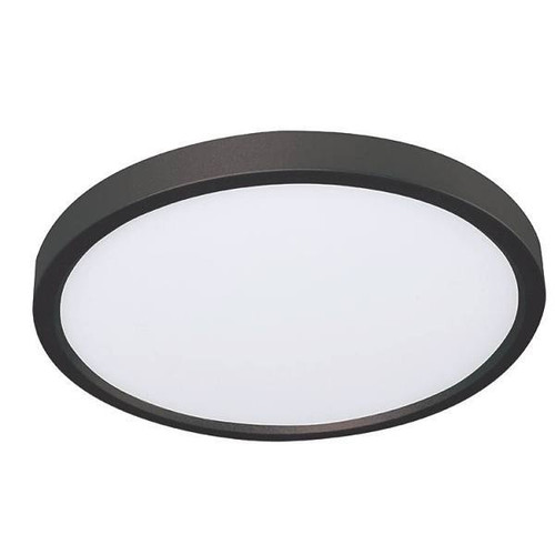 AFX Edge Round 8 In. LED Flush Mount Black 277v, 27/30/35/40/50k