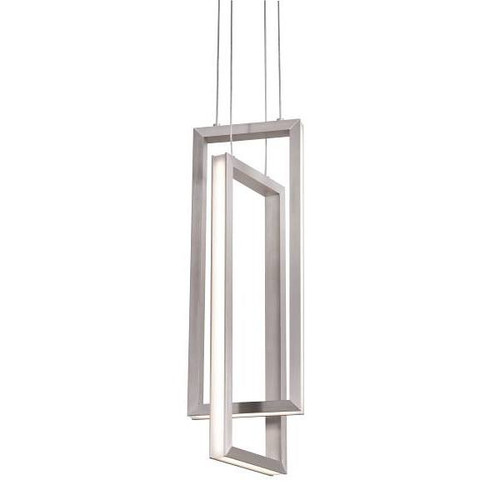 AFX Cole 6 In. LED Pendant Fixture Satin Nickel 120v, 3000k