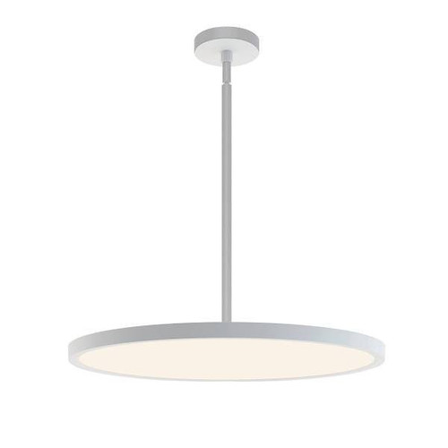 AFX Edge Round Large 24 In. LED Pendant Fixture White 120-277v, 30/40/50k