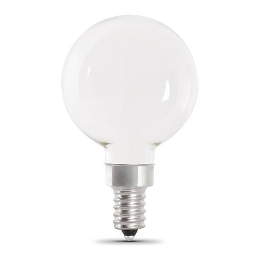 FEIT Electric G16-1/2 3.8w 5000k E12 White Frost Filament LED Bulb (12-Pack)