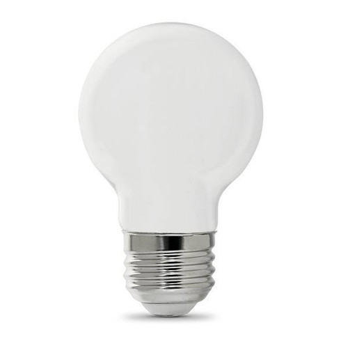 FEIT Electric G16-1/2 5.5w 2700k E26 White Frost Filament LED Bulb (12-Pack)